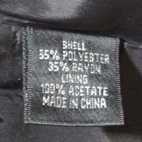 Adrianna Papell Sheath Dress Black Metallic Notch Neck Sleeveless Cocktail 4 - Picture 8 of 11